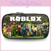 Spacious Roblox Pencil Case Durable Oxford Fabric Fun Designs For Students