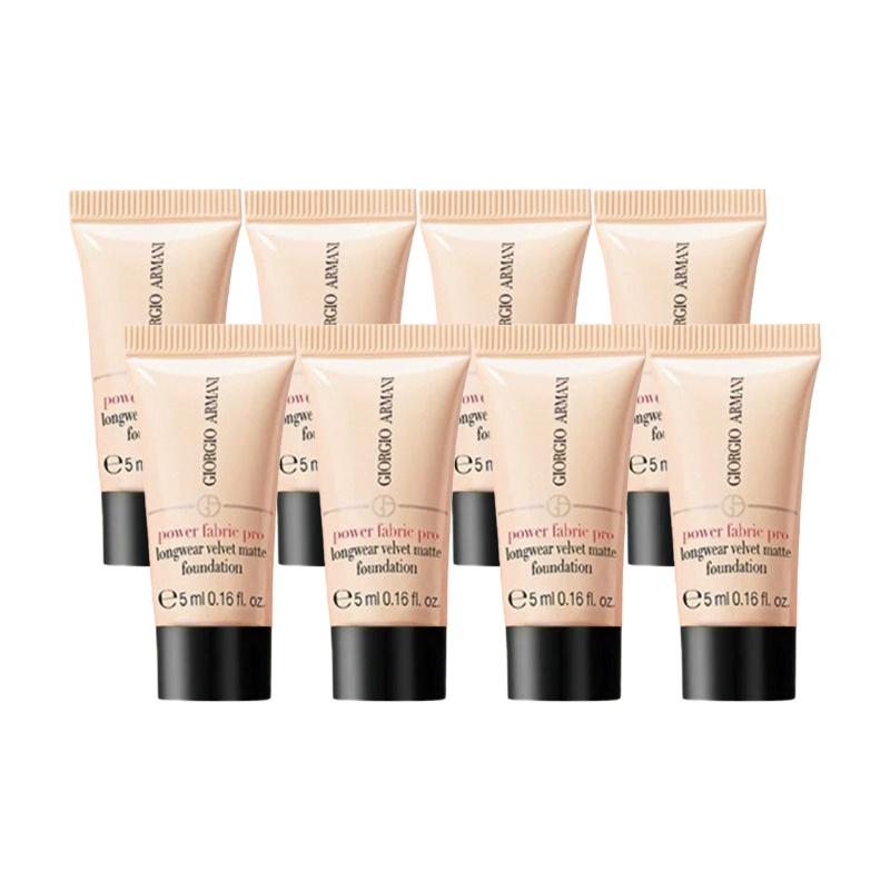 Armani Пробный набор макияжа Стойкая тональная основа Flawless pro версия размер для пробного использования естественно осветляет тон кожи и скрывает #1.5 5мл*8