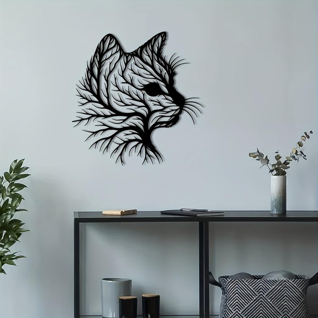Cat Face Hanging Decoration Wall Metal Decoration Metal Crafts Wall Decoration Hanging Decoration Home Decoration