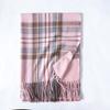 Cashmere Scarf Winter Fringed Plaid Shawl Scarf Women'S Medium Length Thickened Warm Scarf