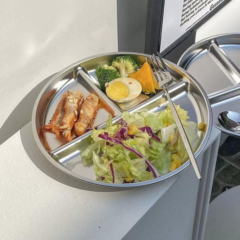 Разделенные пластины из нержавеющей стали, устойчивые к падению, антидеформационные чаши, простые разделенные пластины, которые удобны, лаконичны и