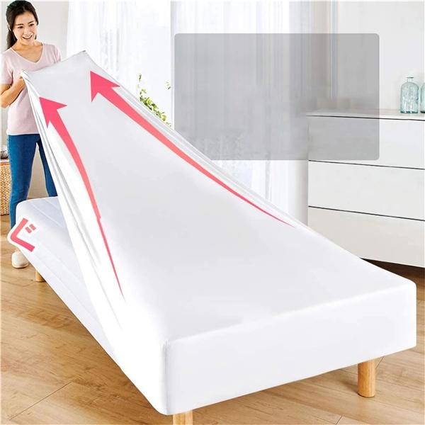 All Size Smooth Waterproof Mattress Protector for Box Spring Four Seasons Mattress Cover Bed Bug Proof Hypoallergenic Mattress Pad Cover