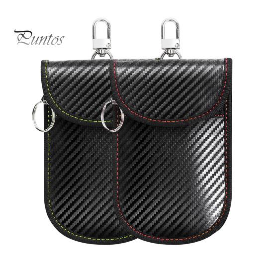 1/2 шт., сумки для ключей от автомобиля, защитные клетки, компактные размеры, портативные противоугонные чехлы с блокировкой сигнала, RFID-брелок, защитные чехлы