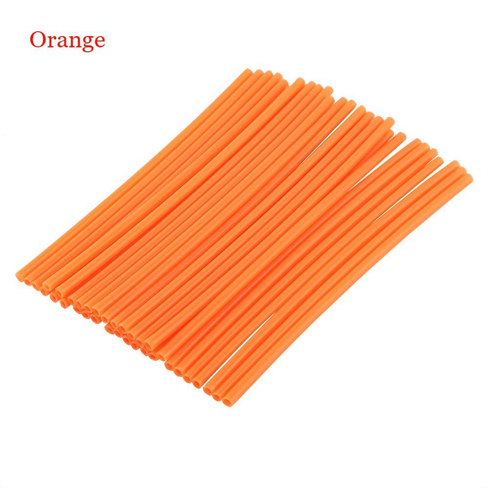 36Pcs Bike Motorcycle Decoration Guard Wheel Spoke Wraps Protector Rims Skins Covers