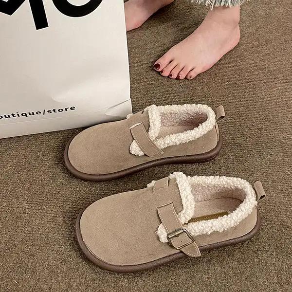 Модные мягкие зимние туфли с круглым носком, женские повседневные кроссовки, туфли на плоской подошве, туфли на платформе с мехом, осеннее платье, ретро-кеды, новые S