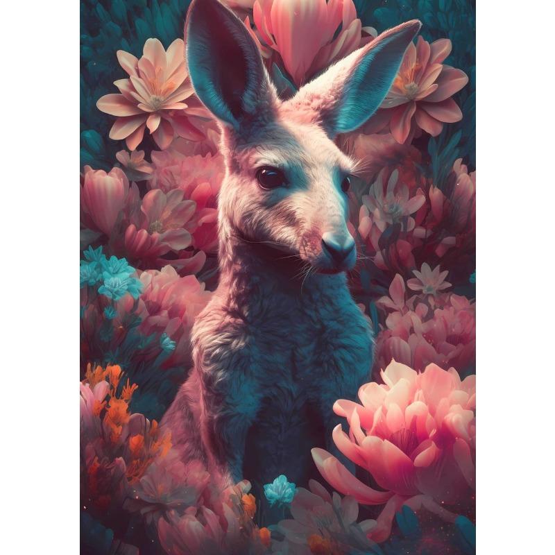 Фэнтези Цветок Животное Постеры Принты Колибри Зимородок Птица Лошадь Холст Картина Настенное Искусство Картинки Домашний Декор Гостиной