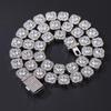 2025 Hip Hop Rock Candy Cuban Necklace with 11mm Zircon Squares