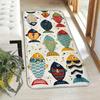 Cartoon Fish Slowly Swimming Carpet Soft Floor Mat Doormat Kitchen Rug Soft Living Room Carpet Rug For Bedroom Home Decor