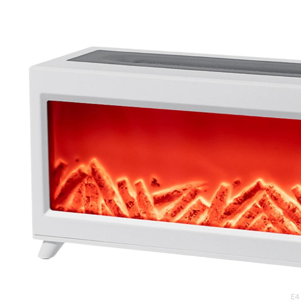 Flame Aroma Диффузор Увлажнитель Настольный Туман для Офисного Стола Дома Черный