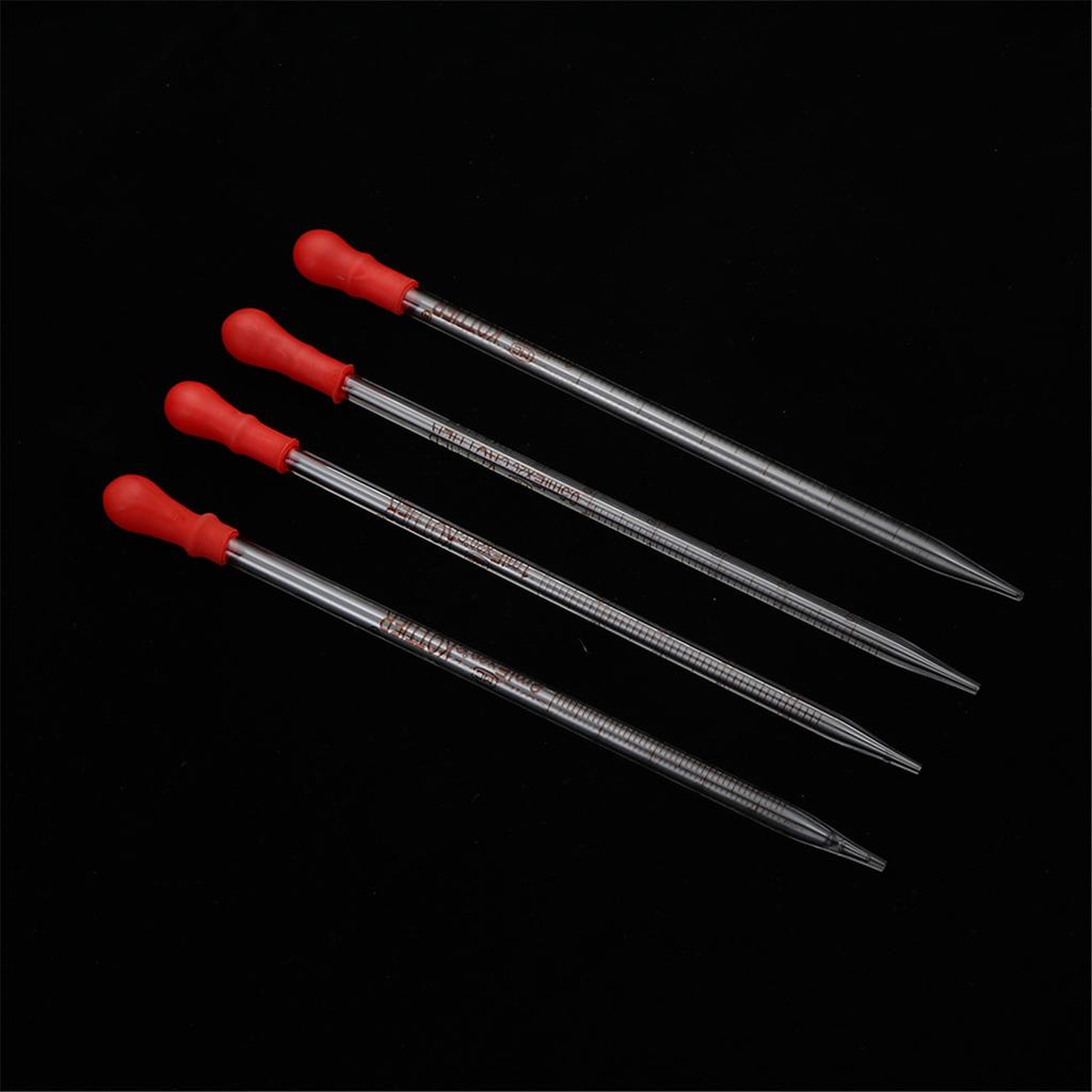 Прозрачные пробирки со шкалой, резиновая головка, градуированные пипетки для переноса жидкости, стеклянная капельница