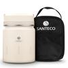 SANTECO Вакуумный термос для супа 500 мл Изолированный ланч-бокс с широким горлом Изолированный ланч-бокс Ложка со специальной сумкой Стильный унисекс для пикника, клуба