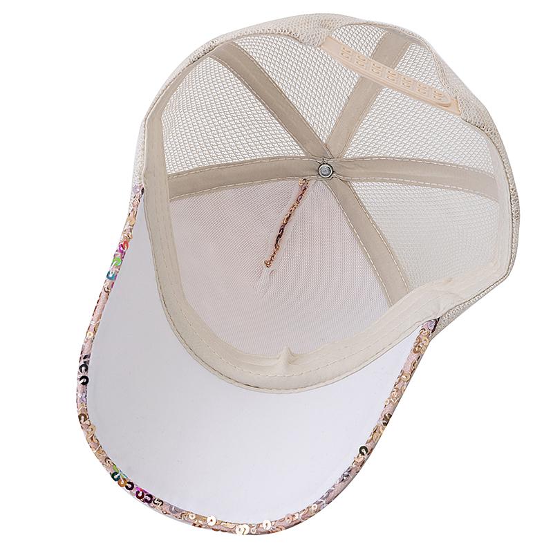 Новая весна лето женская блестящая нерегулярная диагональная кепка женская кепка женская уличная сетчатая кепка дальнобойщика модная кепка