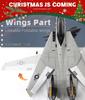 NUOTIE US Navy Tomcat Alloy Model Jolly Rogers Fighter Diecast Aircraft Military Display Fully Assembled 172 F-14 VF-84 Model,