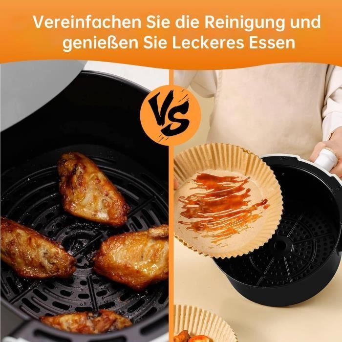Air Fryer Paper Sheets 120 pcs,Air Fryer Cooking Paper Paper Liner,Air Fryer Parchment Paper,Round Paper for Air Fryer