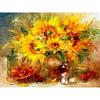 Diamond Embroidery Sunflower Handmade Diamond Painting Mosaic Cross Embroidery Home Decoration