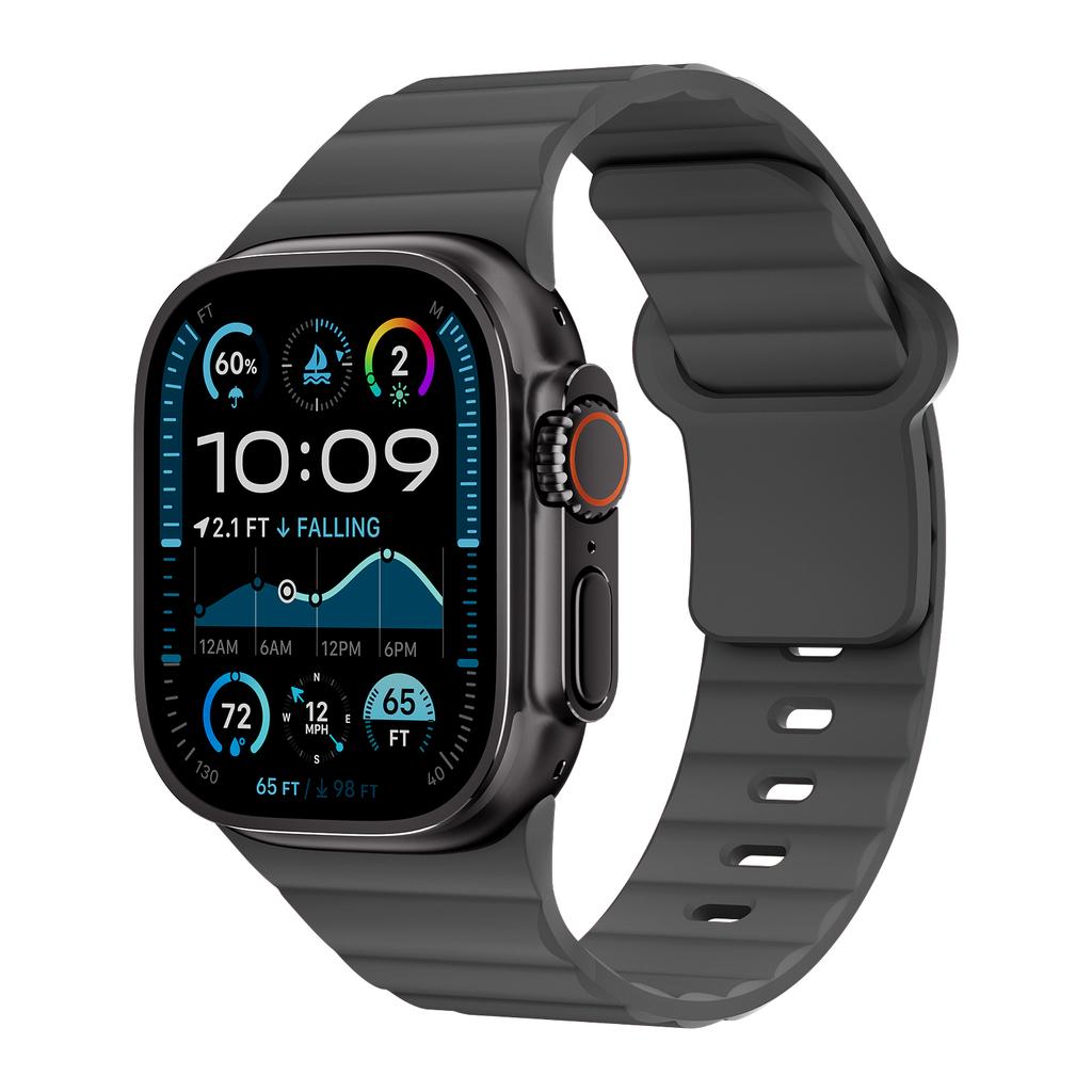 Спортивный ремешок для Apple Watch Ultra 3/11/10/9/8/7/6/SE 49мм 46мм 45мм 44мм 40 41 42мм Силиконовый браслет на запястье correa ремешки iWatch
