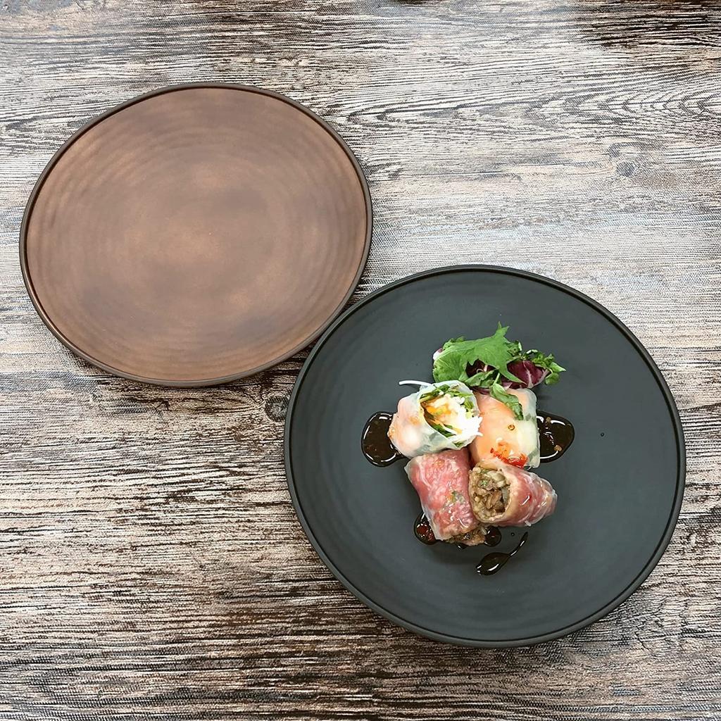 rebirth Natural Series Dinnerware Perfect for Single Made in Dishwasher and Microwave Safe Set, 10-Piece Set, B, Living, Japan, Plastic, Lightweight,