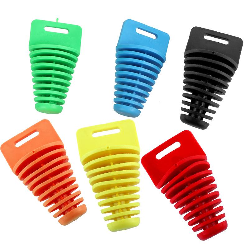 Заглушка выхлопной трубы мотоцикла, заглушка для мойки глушителя, защита трубы, насадка выхлопной трубы для мотокросса, воздушный клапан, продувочный глушитель, аксессуары