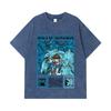 275 GSM Washed T-shirts 100% Cotton Yu-Gi-Oh V6 Seto Kaiba Print Unisex Heavy Cotton T Shirt