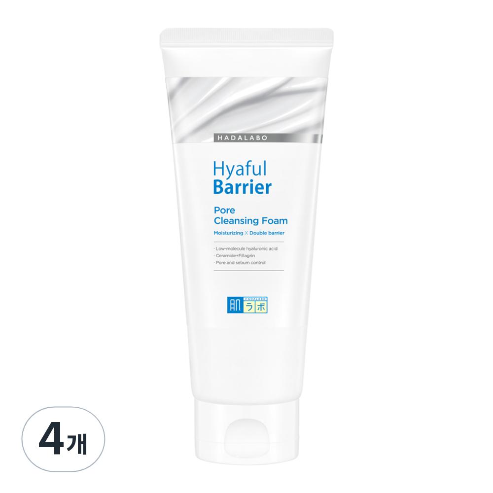Hada Labo Hyapulbarrier Pore Cleansing Foam, 150ml, 4 Pieces
