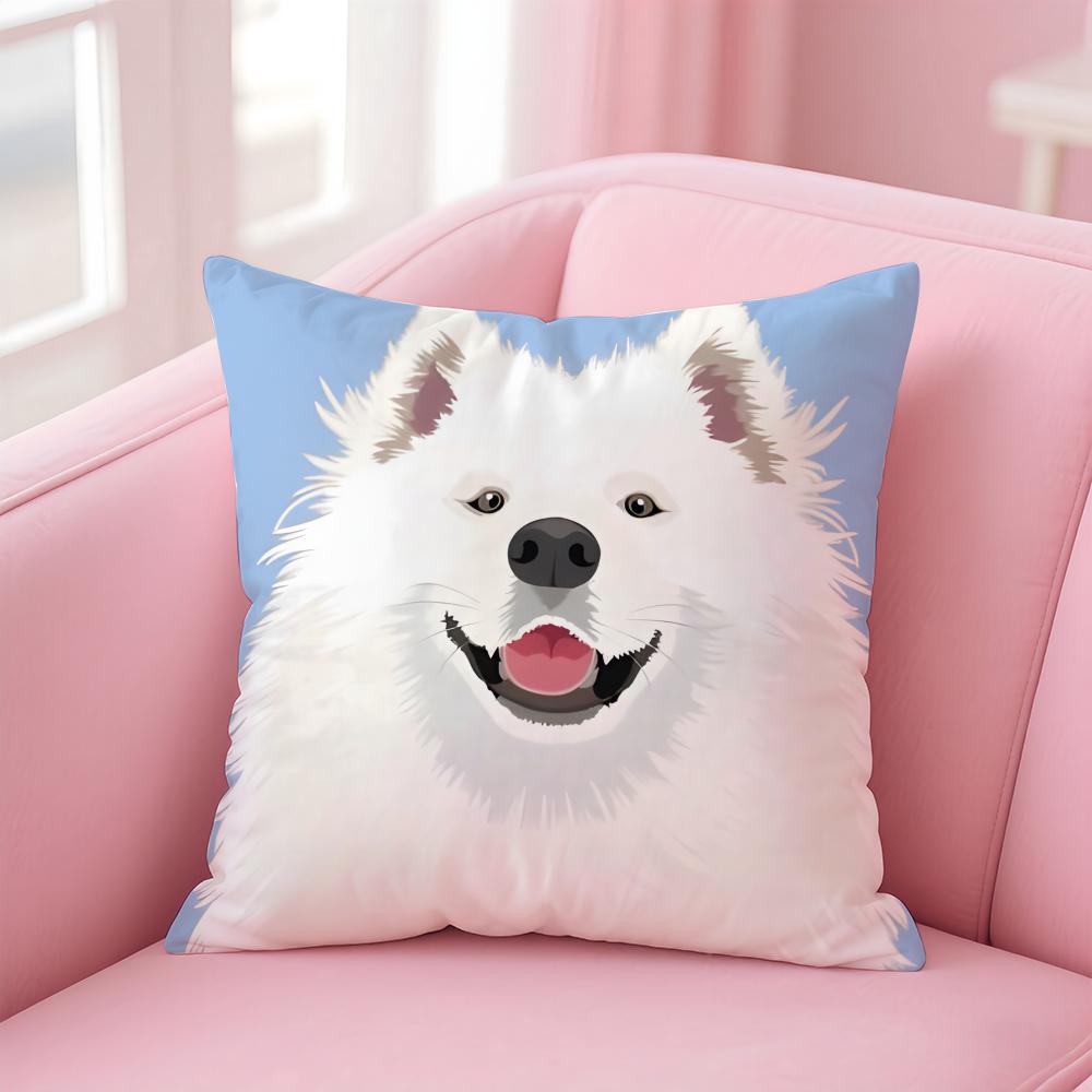 NICE CUTE Labrador Retriever dog Cushion Cover Pillow Case Soft Friendly Fabric Concealed Zipper