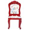 1:12 Dollhouse Chair Simulated Wooden Dollhouse Miniature Chair Model Furniture Accessories Gift