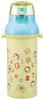 Skater Direct Drinking Water Dishwasher Made In Curious George Alphabet Children's Bottle, Plastic, 480ml, One-Push Opening, Safe, Japan, Design,