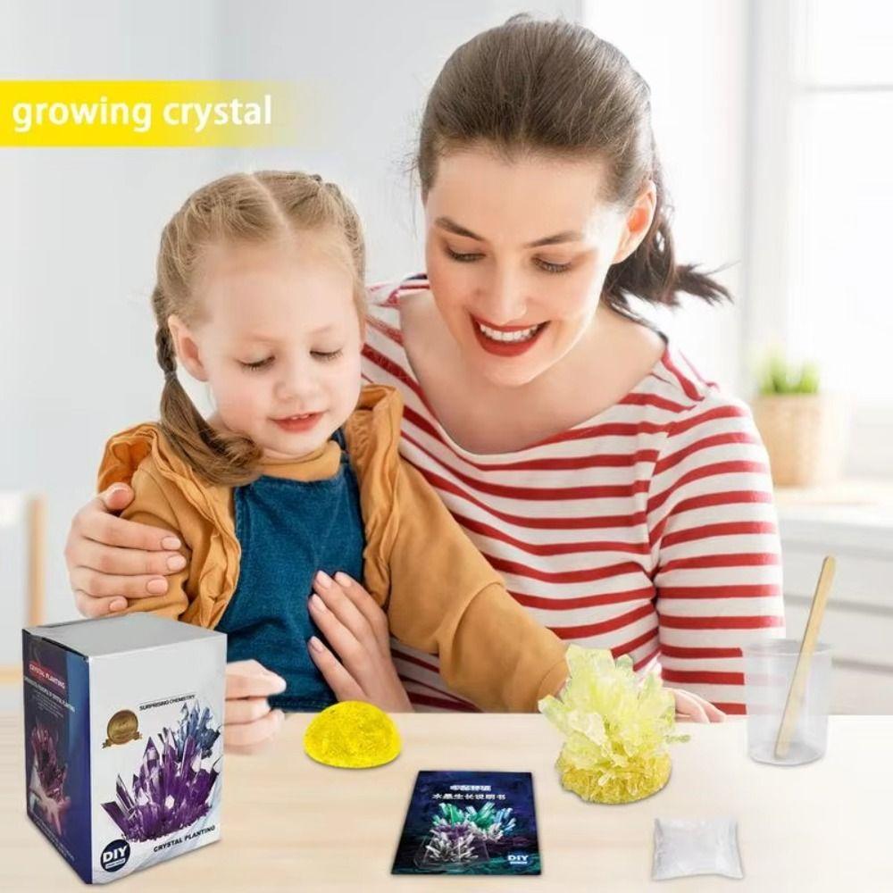 Colored Crystals Science Experiments Toy Grow a Crystal Crystal Making Kit Boys