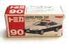 Tomica 90 Toyota Soarer Patrol Car Red TOMY Logo 1/63