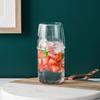 With Cup Bedside Glass Water Carafe Heat-resistant Drink Pitcher Modern Tea Pot  For Single