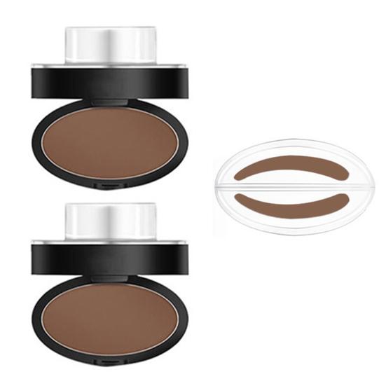 1/2 шт 6 г пудра для бровей водостойкая натуральная стойкая не размазывается ленивая женская форма бровей для девочек