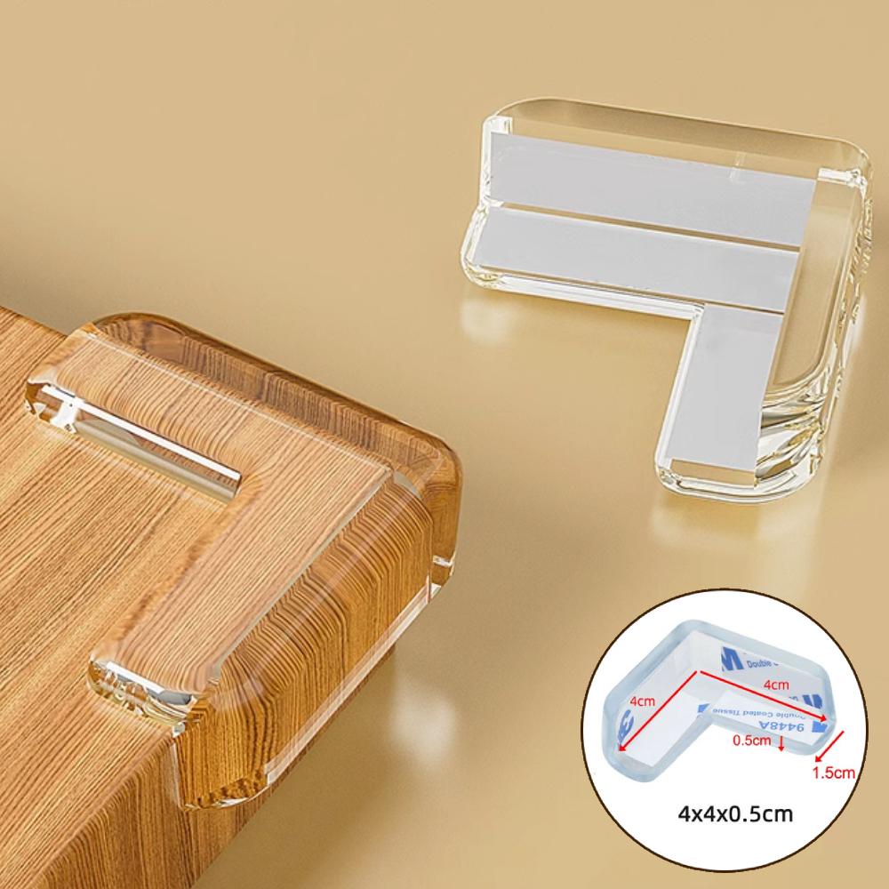 10 шт., детский уголок, силиконовая защита для стола, мягкие прозрачные детские защитные уголки для защиты от столкновений