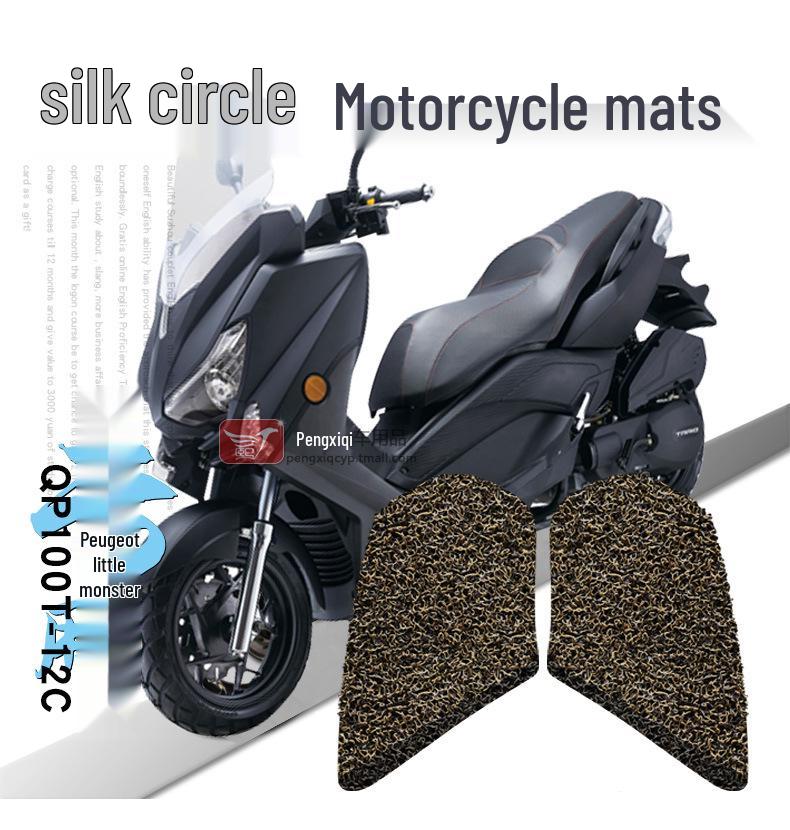 Peugeot Little Monster QP100T-12C Durable Motorcycle Foot Pad