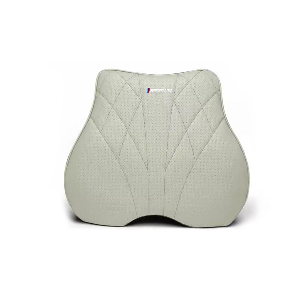 AZXN6 Car Memory Foam Headrest Neck Pillow Lumbar Waist Cushion Accessories For BMW M Performance E39 F20 E36 G30 G20 X5 Auto Interior