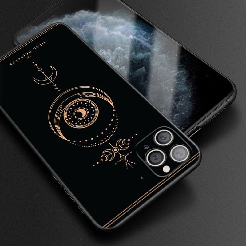 Чехол для телефона Witches Moon Tarot Mystery Totem для Apple iPhone 13 12 Mini 11 Pro XS Max XR X 8 7 6S 6 Plus 5S 5 SE 2020
