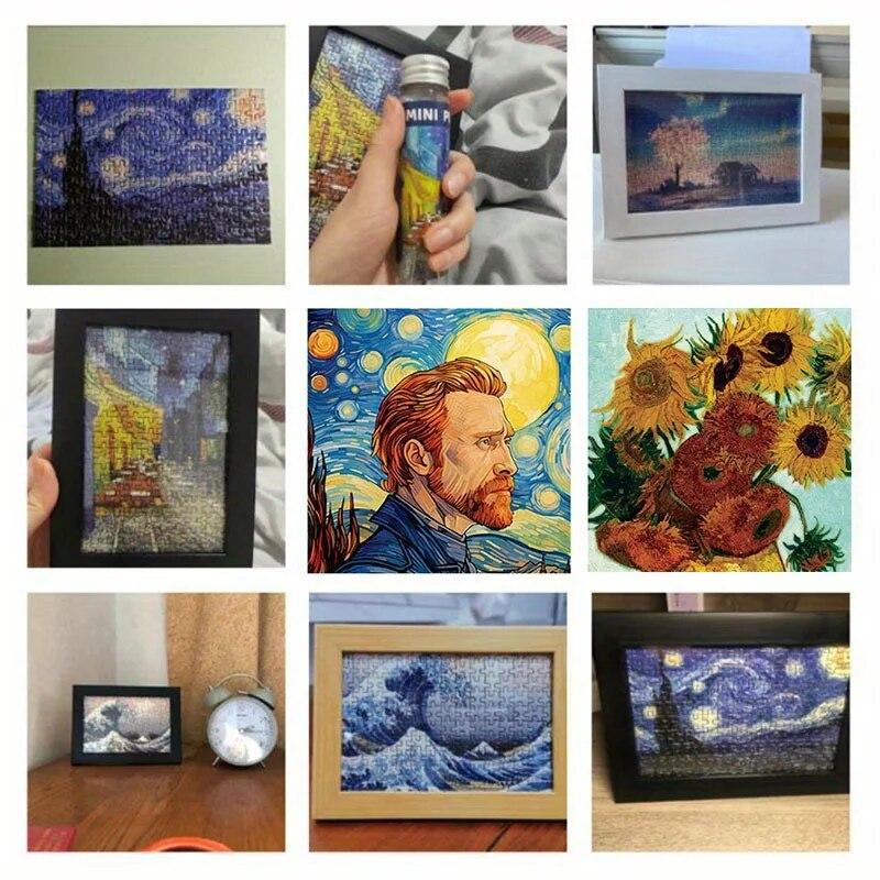 Мини-головоломка Park Cat 150 для пробирок, всемирно известная серия картин, пазл для путешествий, сделай сам, с рамкой для детей, подростков, взрослых YC-M