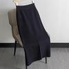 Autumn and Winter Large Knitted Half Skirt Female Split Hip High Waist Woolen Skirt Straight Tube Skirt