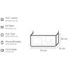 Li Ning Sports Training Simple Versatile Large Capacity Storage Portable Polyester Tote Bag Unisex Tote Bag White Purple ABLV073
