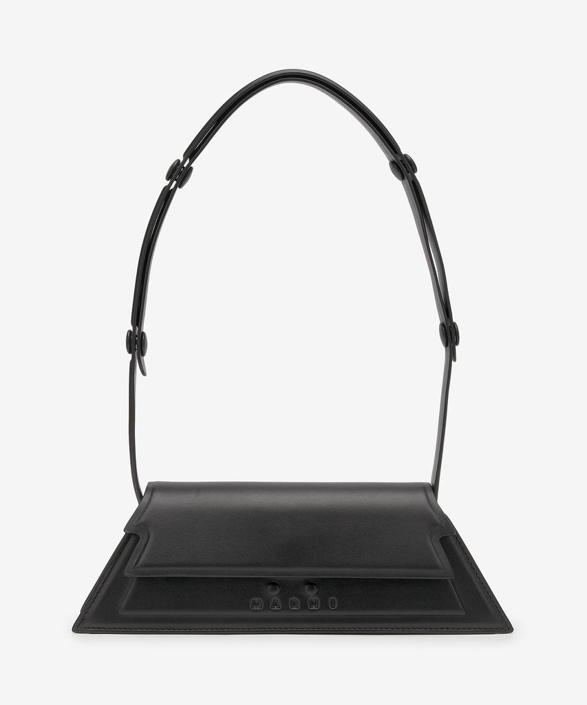 Marni Mini Leather Shoulder Bag - Black / Sbmp0184L0P529800N99