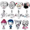 Boy Girl And Heart Shape Pendant Charm Beads 925 Sterling Silver Fit Sweet Fasion Charms Bracelet Diy