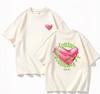 Fontaines Dc T Shirt Unisex Oversized Cotton Tee Fontaines Dc Front Back Print Rock Heart Graphic Short Sleeve Tshirt Y2k Tops