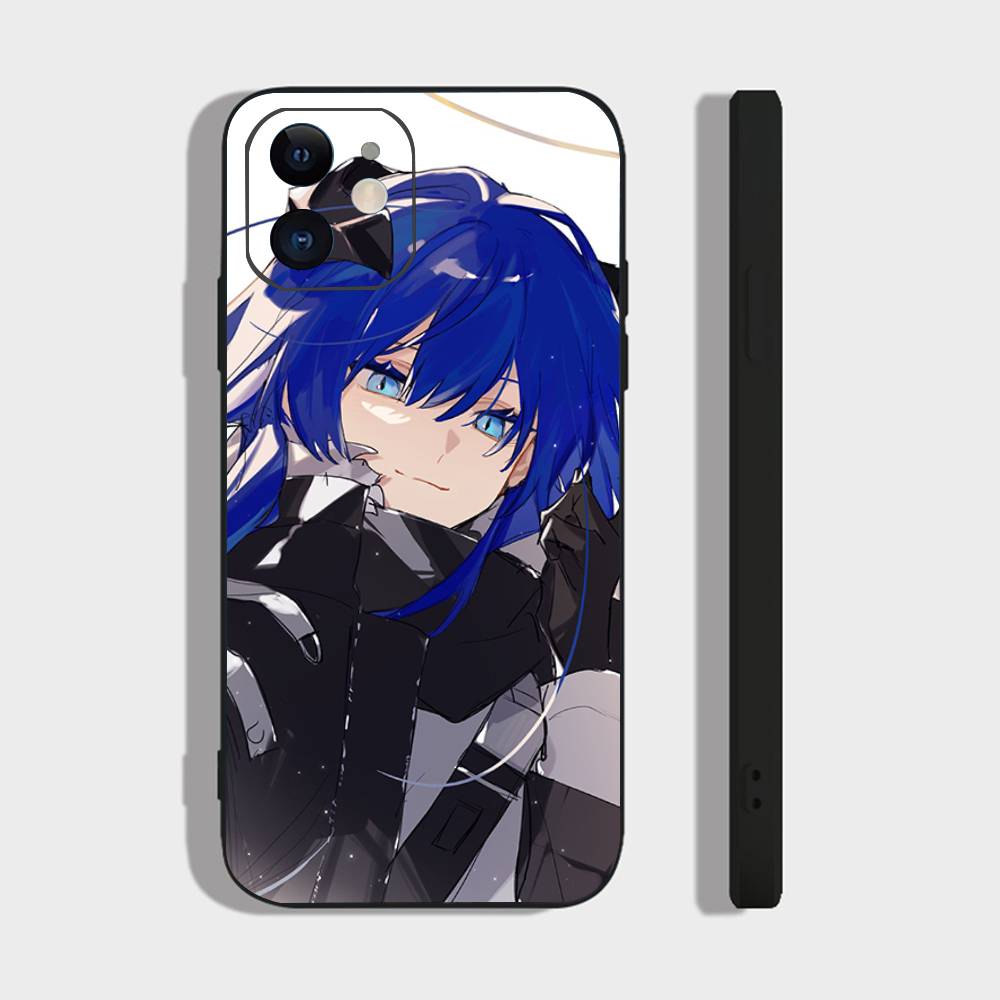 Mostima Чехол для телефона с анимацией из игры A-Arknights Для IPhone 17 Air 16 15 14 13 Pro Max 11 12 Черный силиконовый чехол