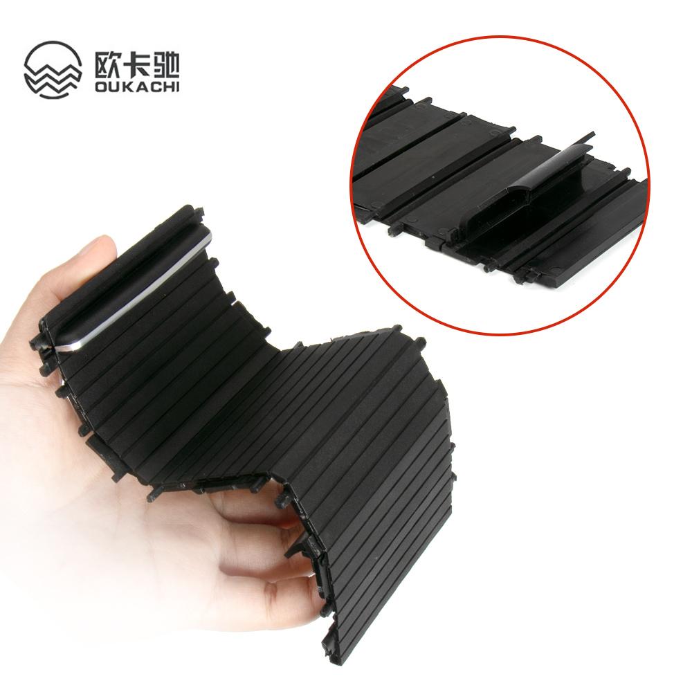 Для BMW E46 3 серии 98-05 центральная консоль крышка подстаканник раздвижная шторка шторка задняя консоль крышка лотка для хранения