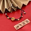 Chic Peach Blossom Adjustable Bracelet For Women Featuring Delicate Design Floral