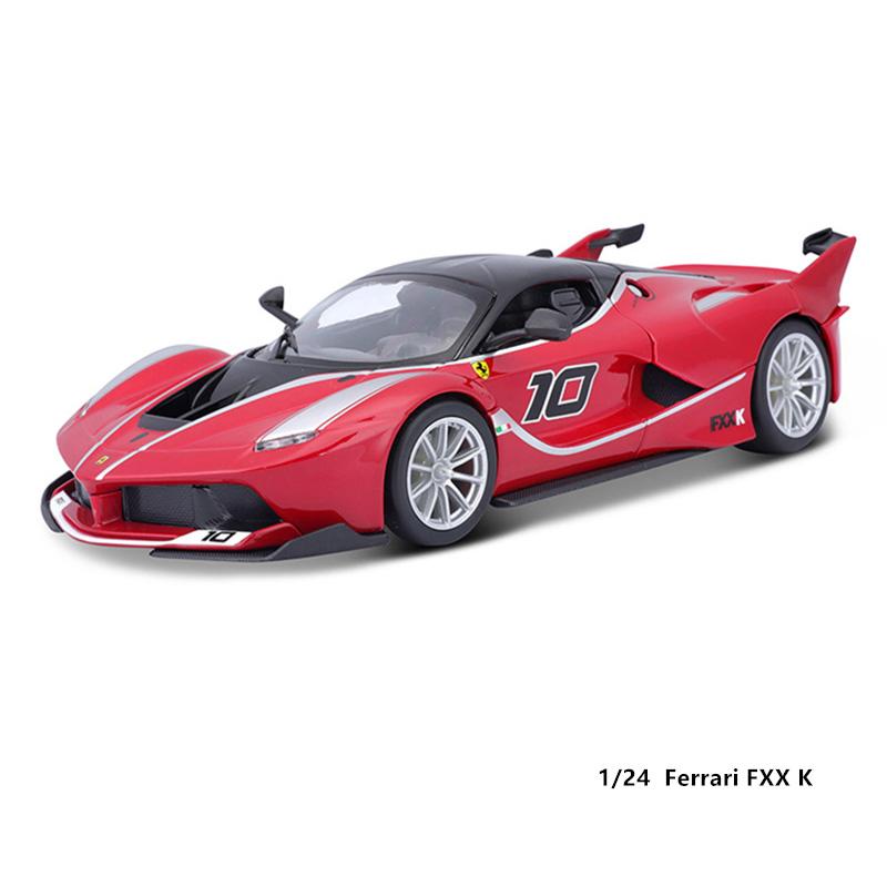 Ббураго 1:24  2024 Ferrari 499P LMH FORMULA RACING 250GTO FXXK 458 Сплав Роскошный Автомобиль Литьевая Модель Автомобиля Коллекция Подарок