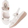Shoetopia Удобные Белые Туфли на Каблуке с Докторской Подошвой для Женщин /EU39