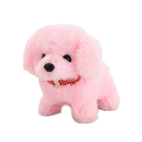 Kids Electric Plush Dog Toy Interactive Barking Nodding Movable Tail Walking Puppy Plushie Toddlers Educational Simulation Stuffed Animal Toy
