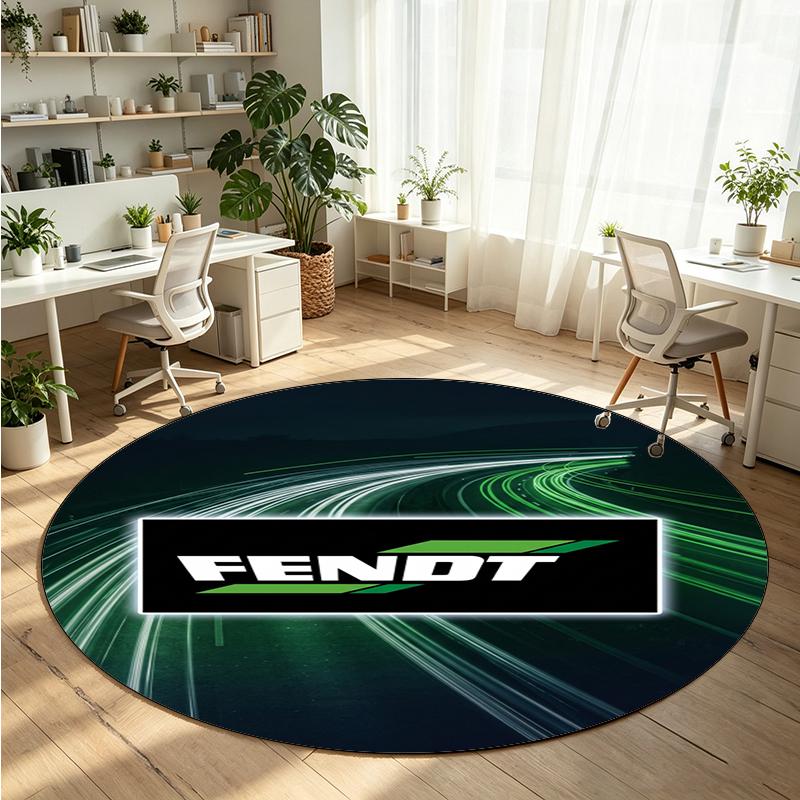 Fendt Printed Round Crystal Velvet Rug Soft Non Slip Floor Carpet For Bedroom Holiday Gift