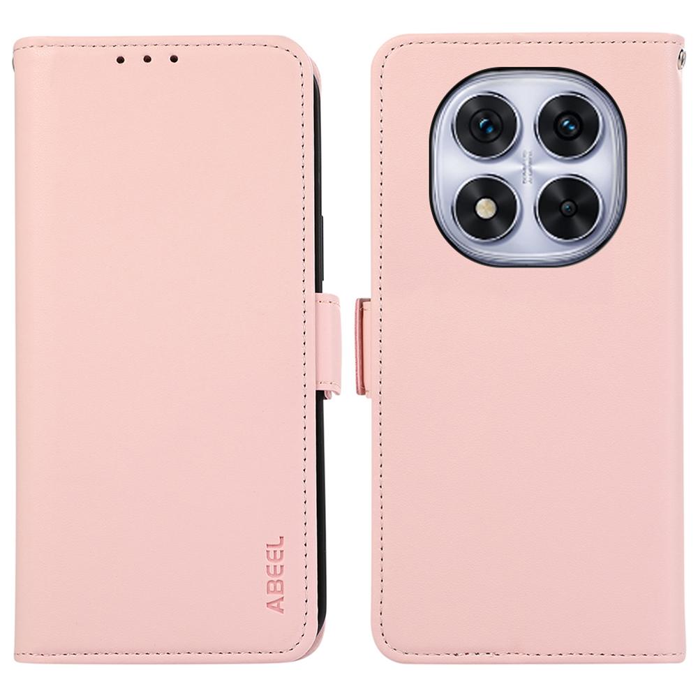 ABEEL Чехол для Xiaomi Redmi Note 14 Pro 5G/Poco X7 5G Кожаный чехол для телефона с RFID-блокирующим кошельком