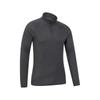 Mountain Warehouse Mens Talus Zip Neck Long-Sleeved Thermal Top